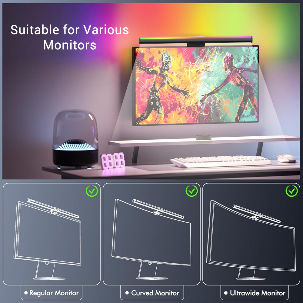 Светодиодная панель для монито – обзор и цена Tech Desktop Accessories