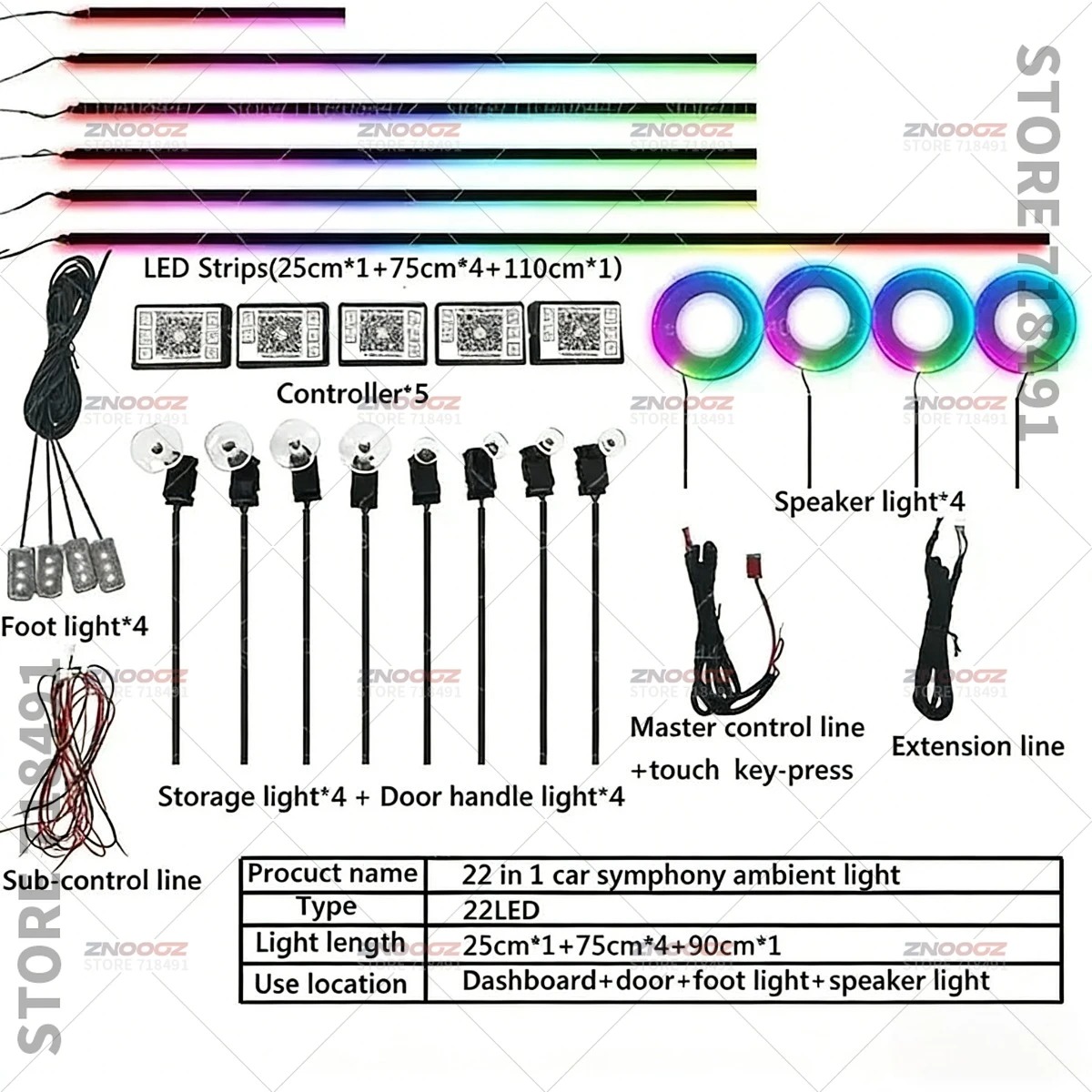 22-в-1 RGB акриловые светодиод – обзор и цена Tech Lighting Accessories