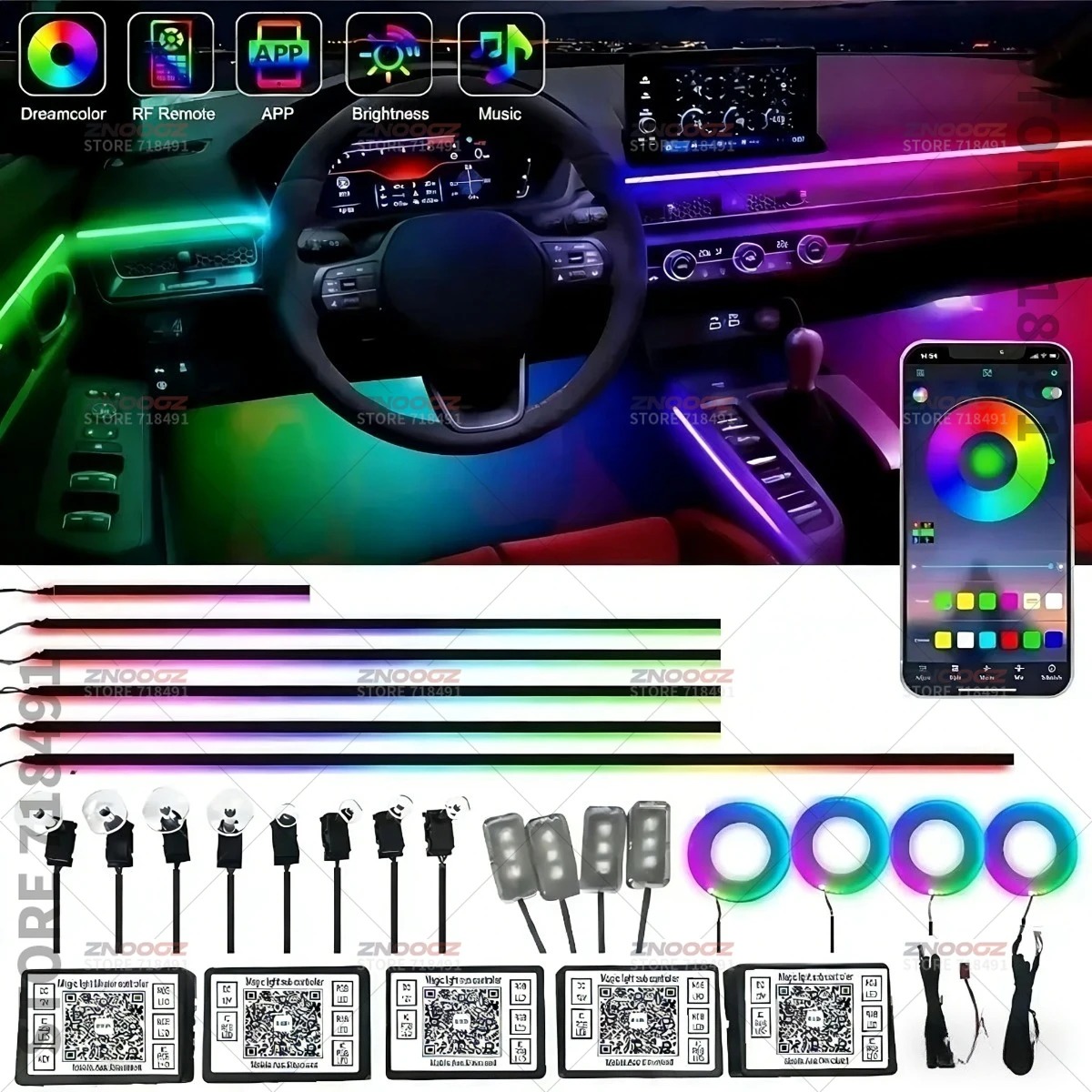 22-в-1 RGB акриловые светодиод – обзор и цена Tech Lighting Accessories